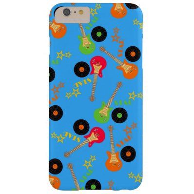 Rock star boy birthday party barely there iPhone 6 plus case
