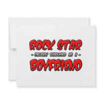 Rock Star...Boyfriend invitations by Boyfriend_Shirts Rock Star...Boyfriend invitations