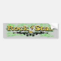 Rock Star Bumper Sticker