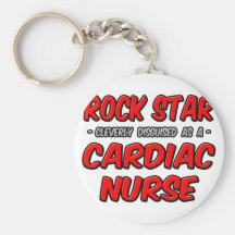 Rock Star .. Cardiac Nurse Key Chain