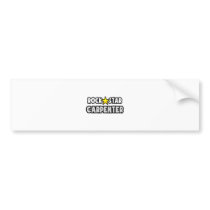 Rock Star Carpenter Bumper Sticker
