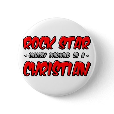 Rock Star...Christian pinback button
