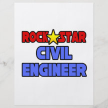 Rock Star Civil Engineer Flyer