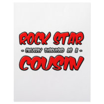 Rock Star...Cousin Customized Letterhead