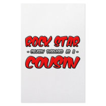 Rock Star...Cousin stationery