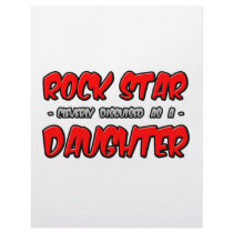 Rock Star...Daughter letterhead by Daughter_Shirts Rock Star...Daughter letterhead