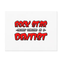 Rock Star...Dentist postcards by dentistshirts Rock Star...Dentist postcards