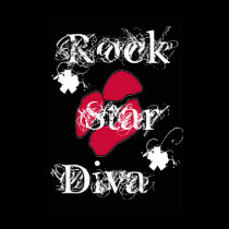 "Rock Star Diva In Black" Poster posters by Yve_13 "Rock Star Diva In Black" Poster posters