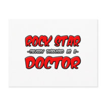 Rock Star...Doctor postcards