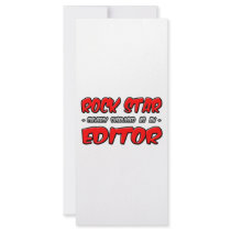 Rock Star...Editor rack cards by Editor_Shirts Rock Star...Editor rack cards