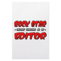Rock Star...Editor stationery by Editor_Shirts Rock Star...Editor stationery