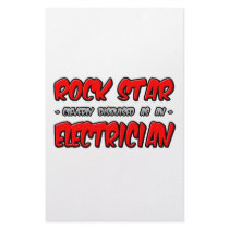 Rock Star...Electrician stationery