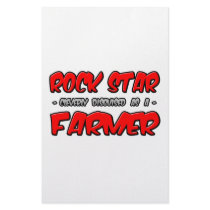 Rock Star...Farmer stationery by Farmer_Shirts Rock Star...Farmer stationery
