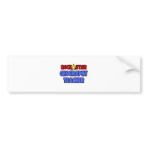 Rock Star Geography Teacher bumper stickers