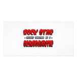 Rock Star...Granddaughter Customized Photo Card