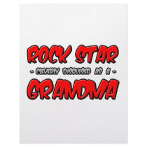 Rock Star...Grandma letterhead by Proud_Grandma_Shirts Rock Star...Grandma letterhead