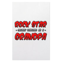 Rock Star...Grandpa stationery