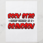 Rock Star...Grandson Full Color Flyer