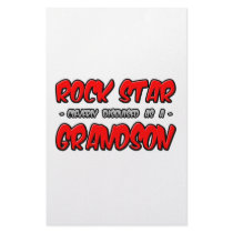 Rock Star...Grandson stationery
