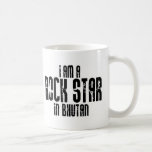 Rock Star In Bhutan Coffee Mugs