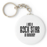 Rock Star In Hungary Key Chain