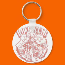 ROCK STAR IN RED VINTAGE STYLE keychains