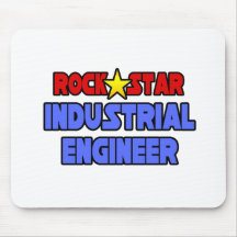 Rock Star Industrial Engineer Mouse Pads