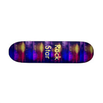 Rock star keyboard skateboard