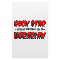 Rock Star...Librarian Stationery Paper