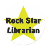 Rock Star Librarian Sticker