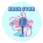 Rock Star Microphone stickers