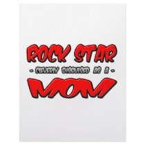 Rock Star...Mom letterhead by Proud_Mom_Shirts Rock Star...Mom letterhead