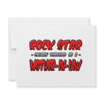 Rock Star...Mother-In-Law invitations