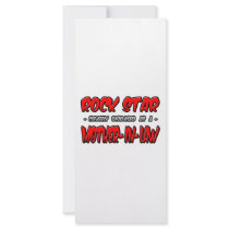 Rock Star...Mother-In-Law Personalized Rack Card