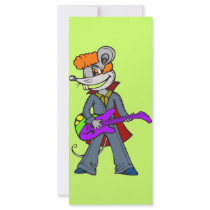 Rock Star Mouse Full Color Rack Card