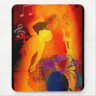 Rock star mousepad mousepad