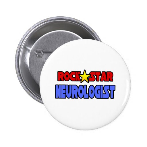 Rock Star Neurologist Pinback Button