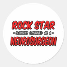 Rock Star ... Neurosurgeon Sticker