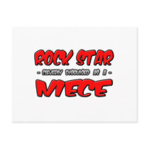 Rock Star...Niece postcards by Niece_Shirts Rock Star...Niece postcards