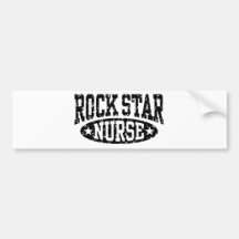 Rock Star Nurse Bumper Stickers