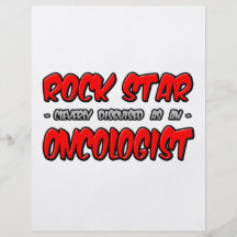 Rock Star...Oncologist Custom Flyer