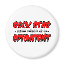 Rock Star...Optometrist magnets by Optometrist_Shirts Rock Star...Optometrist magnets