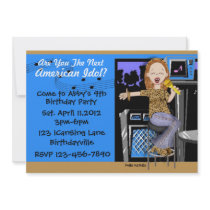 Rock Star Party for Girls Announcements