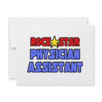 Rock Star Physician Assistant Custom Invitations