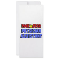 Rock Star Physician Assistant Rack Card Template