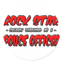 Rock Star...Police Officer stickers by PoliceOfficer_Shirts Rock Star...Police Officer stickers