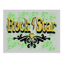 Rock Star Post Card