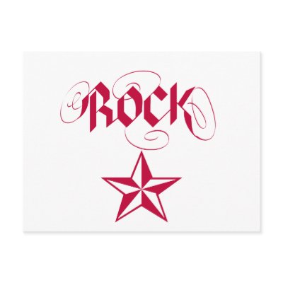 Rock Star postcards