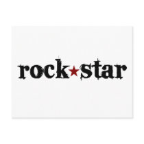 Rock Star Postcard