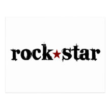 Rock Star Postcard